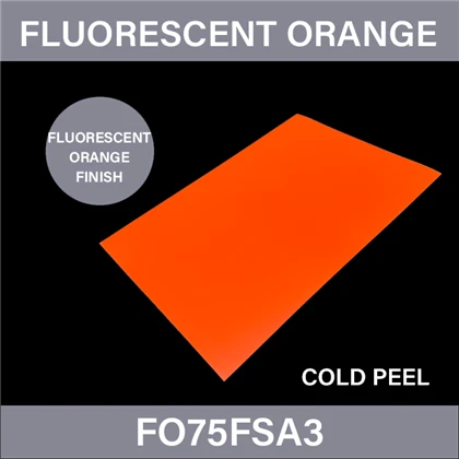 Fluoresoiva oranssi DTF -siirtokalvo