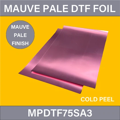 Mauve vaalea DTF -siirtolomake